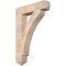 Ekena Millwork Thorton Arts & Crafts Smooth Bracket, Douglas Fir, 5 1/2"W x 28"D x 40"H BKT06X28X40THR03SDF - alternate 1